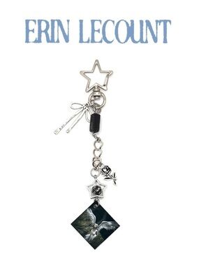 Erin LeCount I Am Digital, I Am Divine Album Charm Keychain | Purse Charm